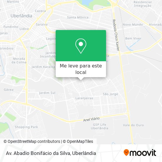 Av. Abadio  Bonifácio da Silva mapa