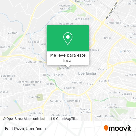 Fast Pizza mapa