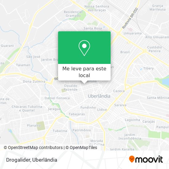 Drogalider mapa