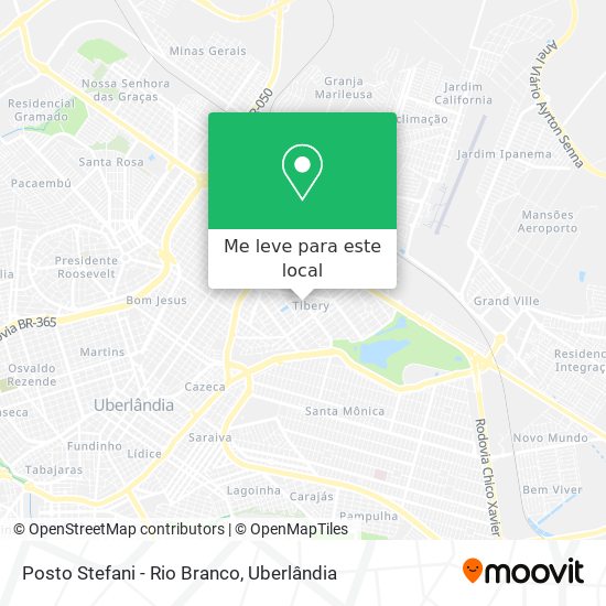 Posto Stefani - Rio Branco mapa
