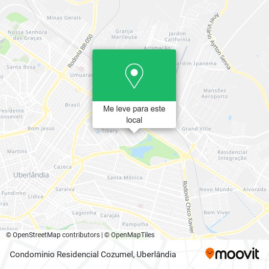 Condominio Residencial Cozumel mapa