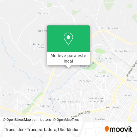 Translider - Transportadora mapa
