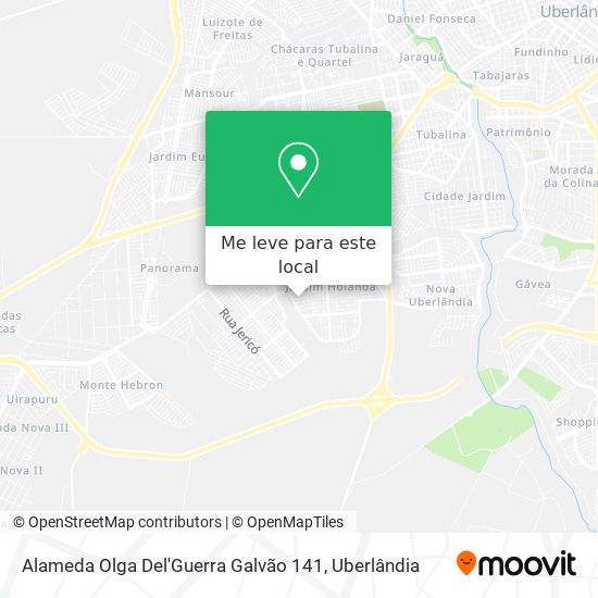 Alameda Olga Del'Guerra Galvão 141 mapa
