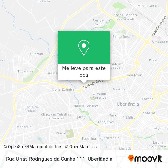 Rua Urias Rodrigues da Cunha 111 mapa