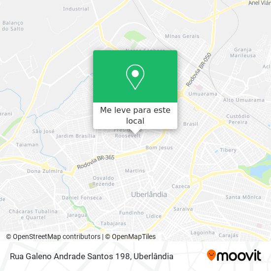 Rua Galeno Andrade Santos 198 mapa