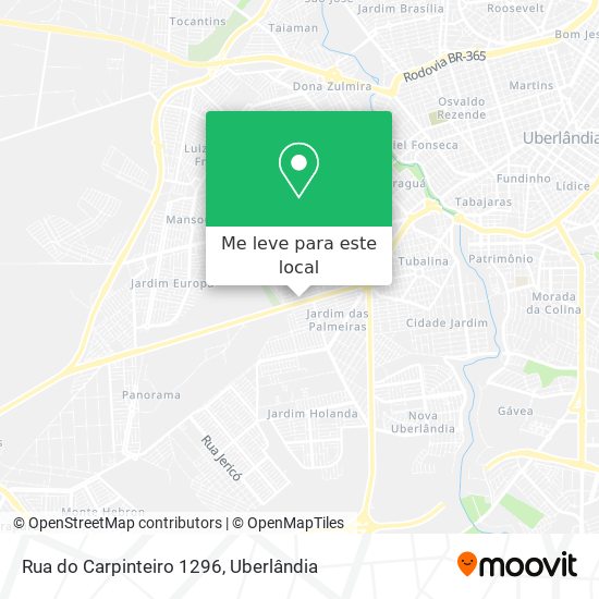 Rua do Carpinteiro 1296 mapa