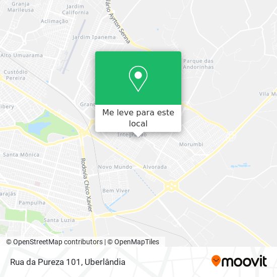 Rua da Pureza 101 mapa