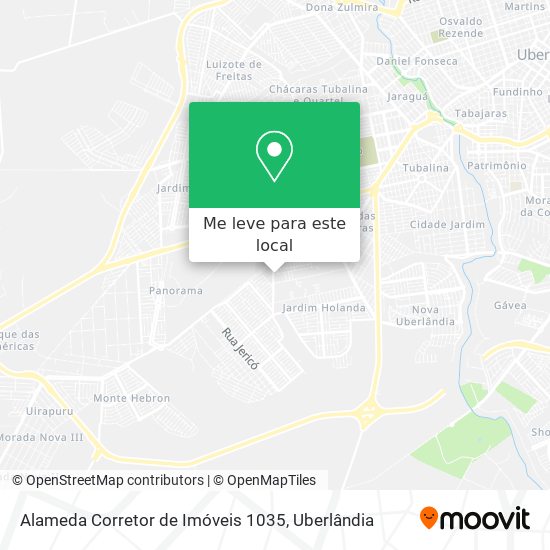 Alameda Corretor de Imóveis 1035 mapa