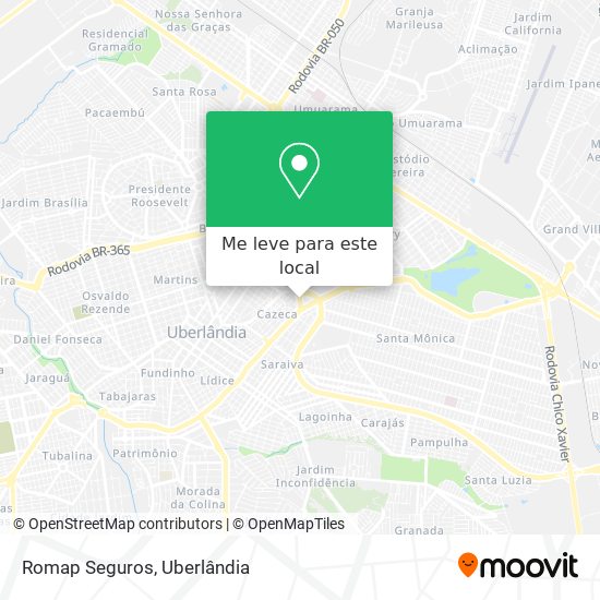 Romap Seguros mapa
