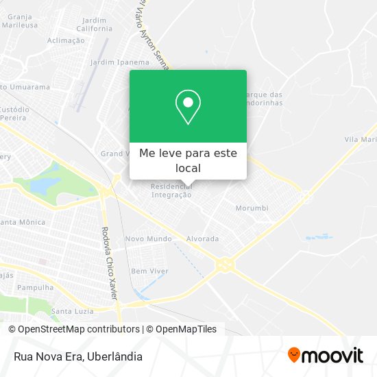 Rua Nova Era mapa