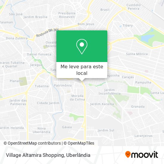 Village Altamira Shopping mapa