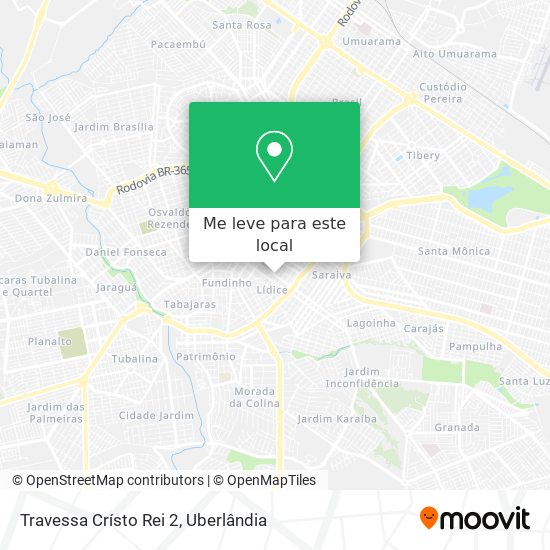 Travessa Crísto Rei 2 mapa