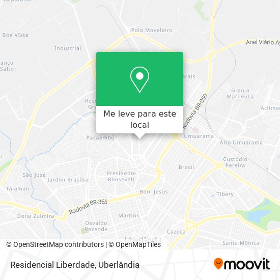 Residencial Liberdade mapa