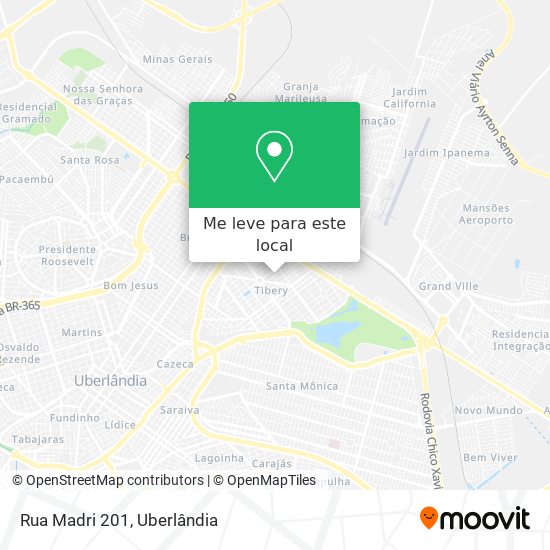 Rua Madri 201 mapa