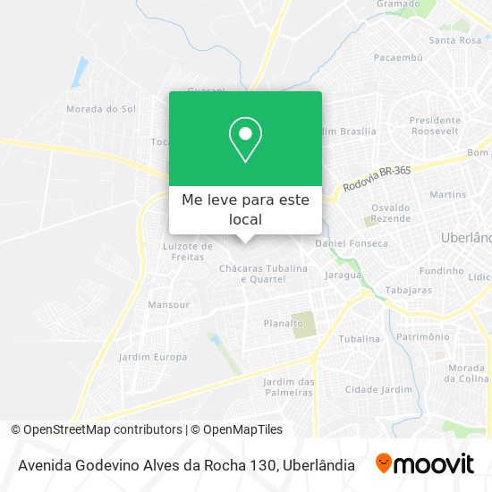 Avenida Godevino Alves da Rocha 130 mapa