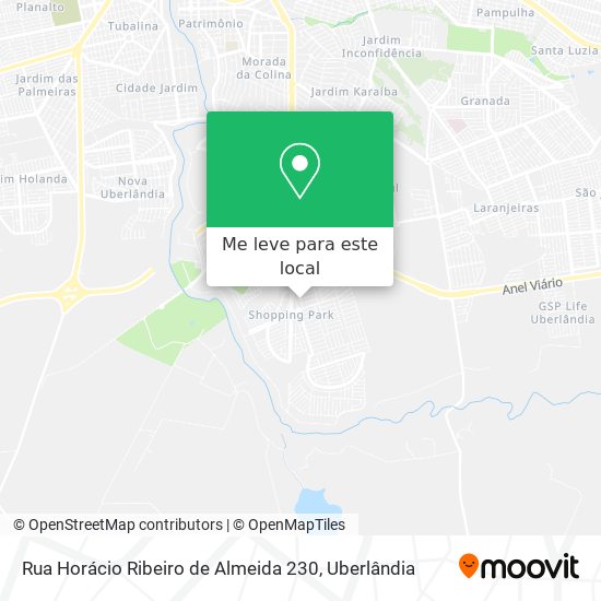 Rua Horácio Ribeiro de Almeida 230 mapa