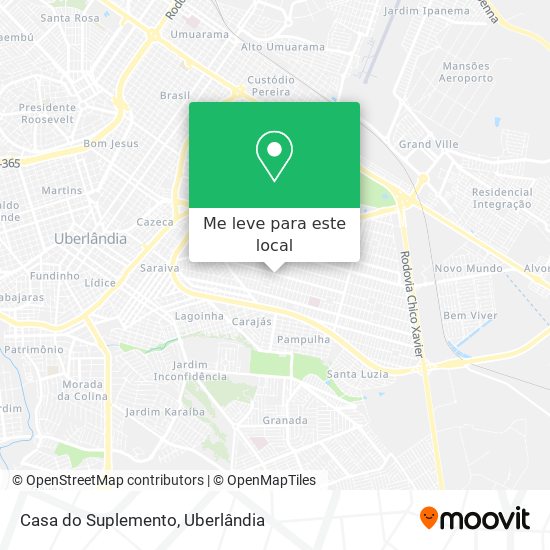 Casa do Suplemento mapa