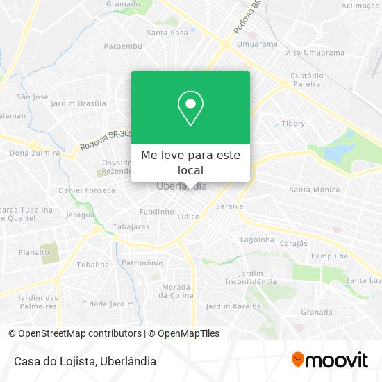 Casa do Lojista mapa