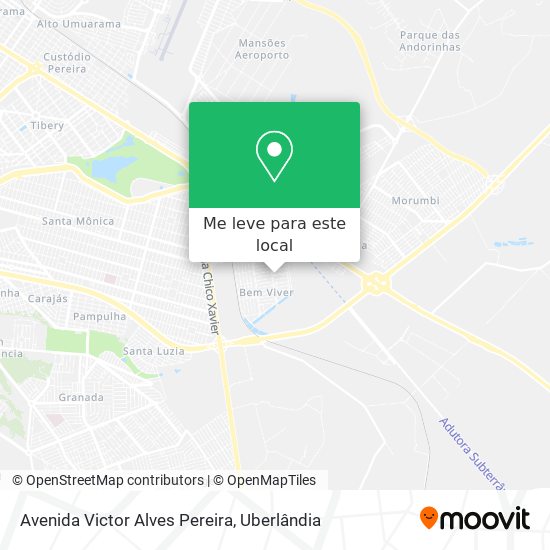 Avenida Victor Alves Pereira mapa