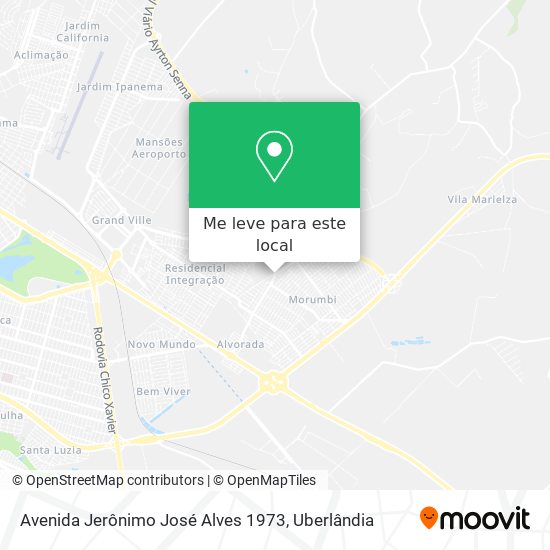 Avenida Jerônimo José Alves 1973 mapa
