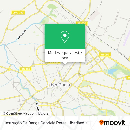 Instrução De Dança Gabriela Peres mapa