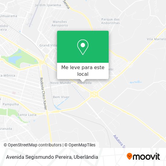 Avenida Segismundo Pereira mapa