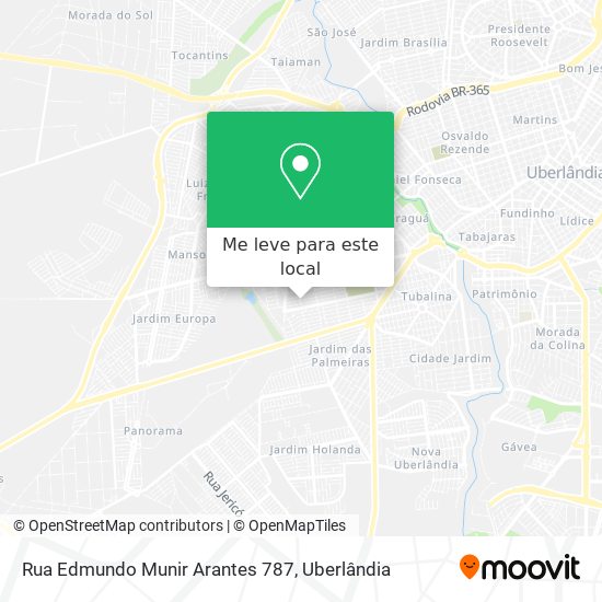 Rua Edmundo Munir Arantes 787 mapa