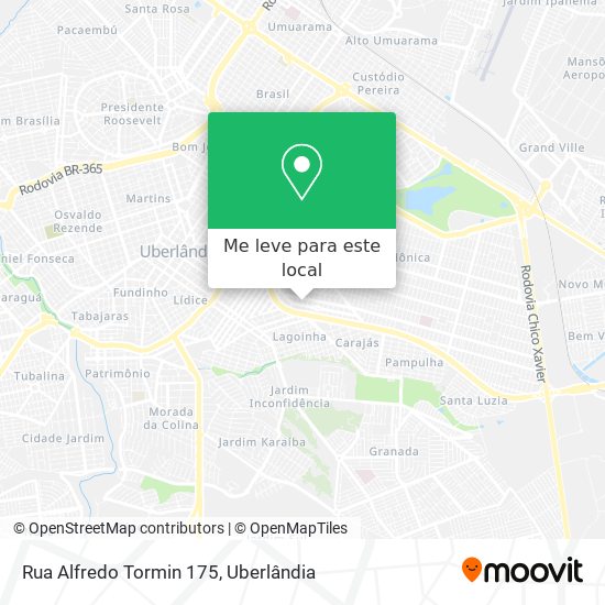 Rua Alfredo Tormin 175 mapa