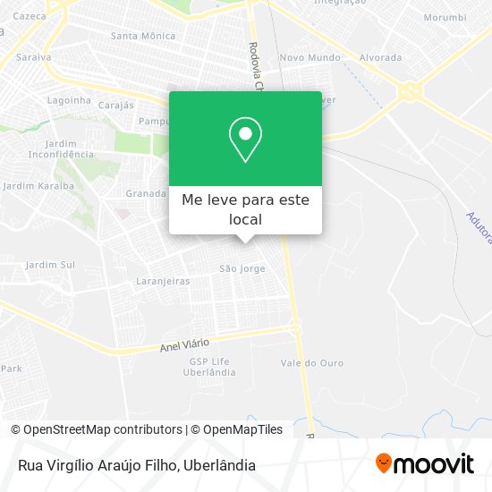 Rua Virgílio Araújo Filho mapa