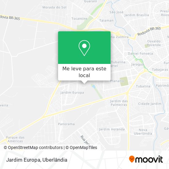 Jardim Europa mapa