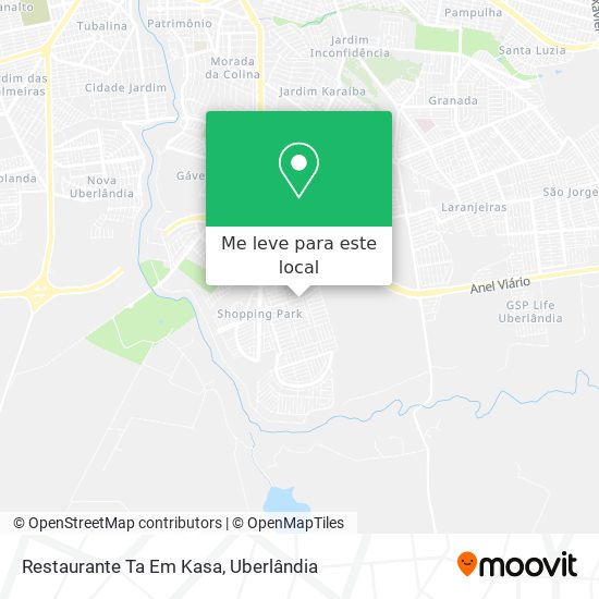 Restaurante Ta Em Kasa mapa