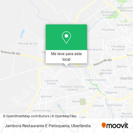 Jambora Restaurante E Petisqueria mapa