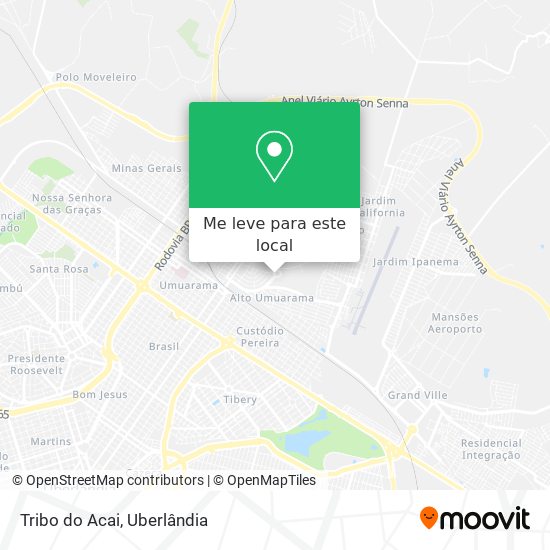 Tribo do Acai mapa