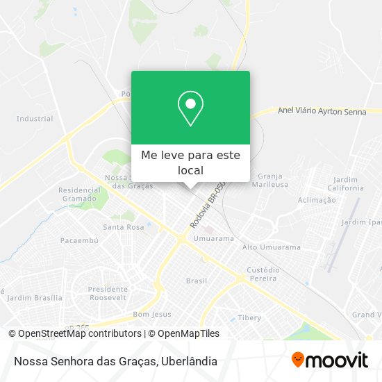 Nossa Senhora das Graças mapa