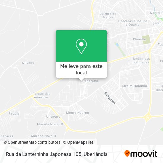 Rua da Lanterninha Japonesa 105 mapa