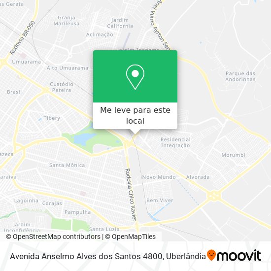 Avenida Anselmo Alves dos Santos 4800 mapa