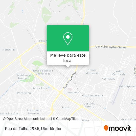 Rua da Tulha 2985 mapa