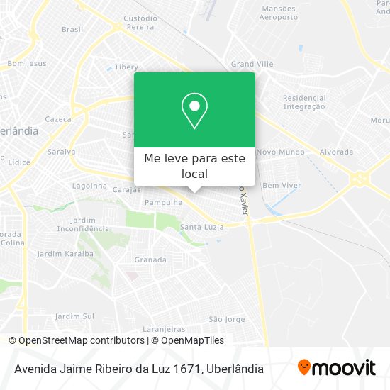 Avenida Jaime Ribeiro da Luz 1671 mapa