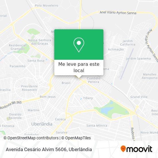 Avenida Cesário Alvim 5606 mapa