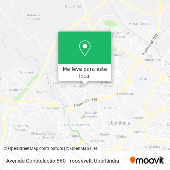 Avenida Constelação 560 - roosevelt mapa