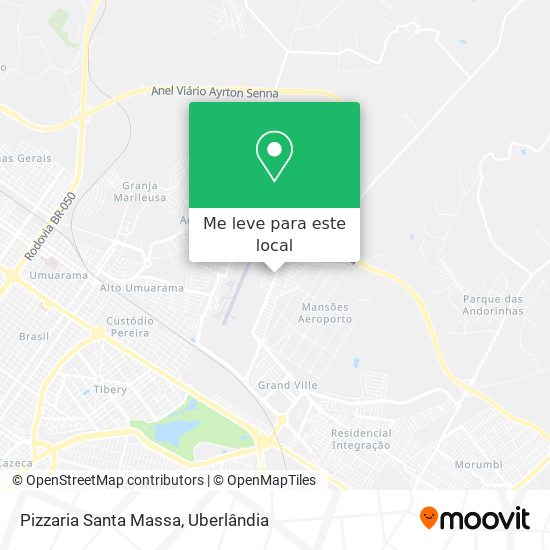 Pizzaria Santa Massa mapa