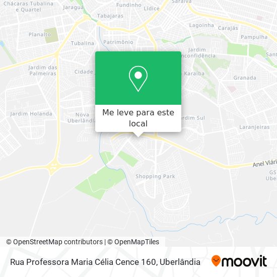 Rua Professora Maria Célia Cence 160 mapa