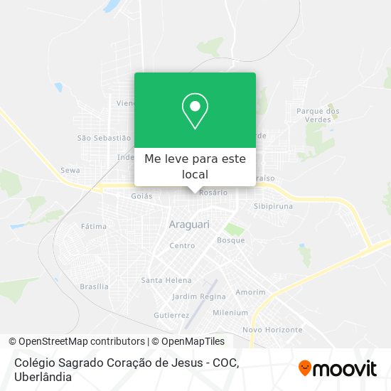 Colégio Sagrado Coração de Jesus - COC mapa