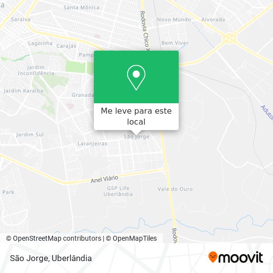 São Jorge mapa