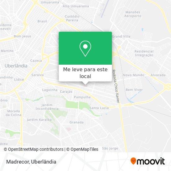 Madrecor mapa