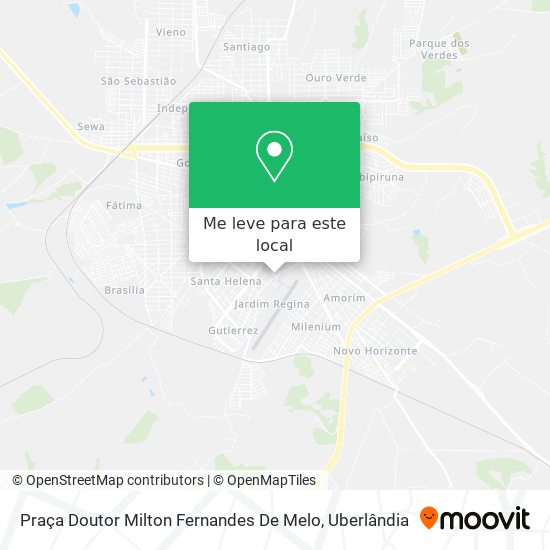 Praça Doutor Milton Fernandes De Melo mapa