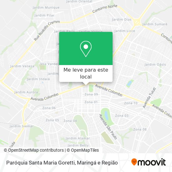 Paróquia Santa Maria Goretti mapa