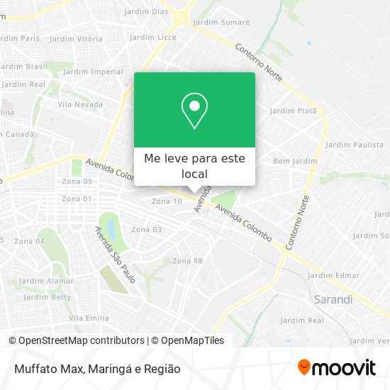 Muffato Max mapa