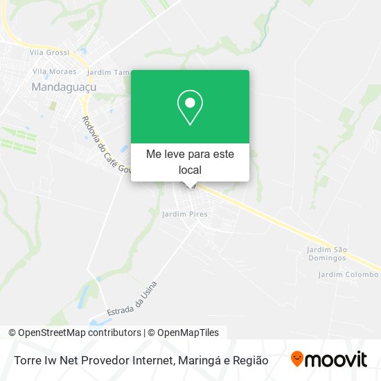 Torre Iw Net Provedor Internet mapa