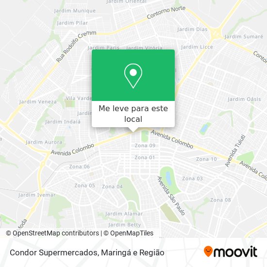 Condor Supermercados mapa